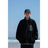 Unisex Jacket Vintage Double-Sided Men's Stand Collar Spring and Autumn Coat